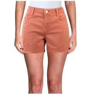 Sanctuary Denim Women's Size 27 Denim Distressed Cutoff MIDI SLIT SHORT Pottery